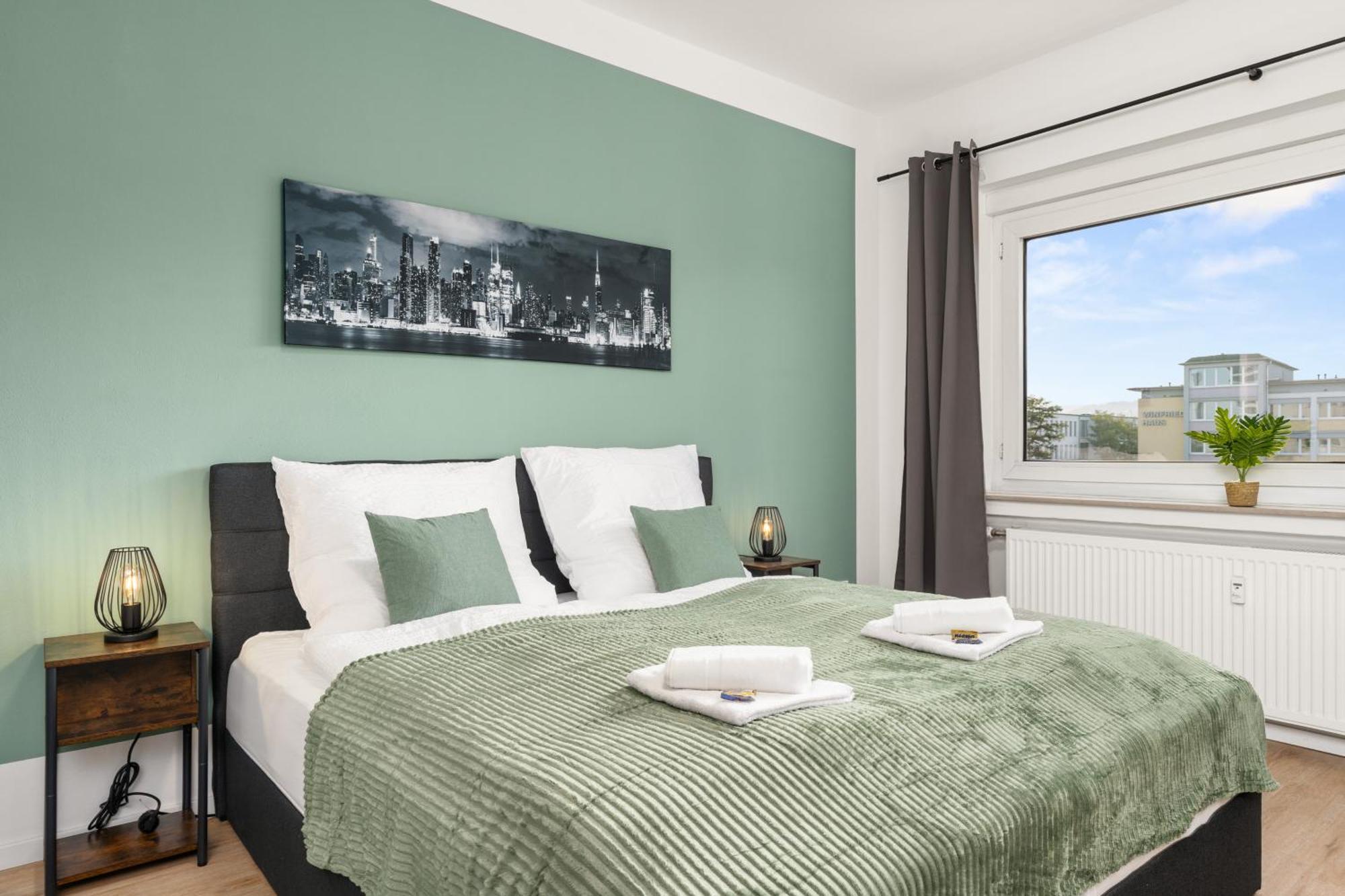 Homely-Apartment Manhattanart, Zentral, Parkplatz, Billard,Ps4, Dart, Balkon Bielefeld Eksteriør bilde