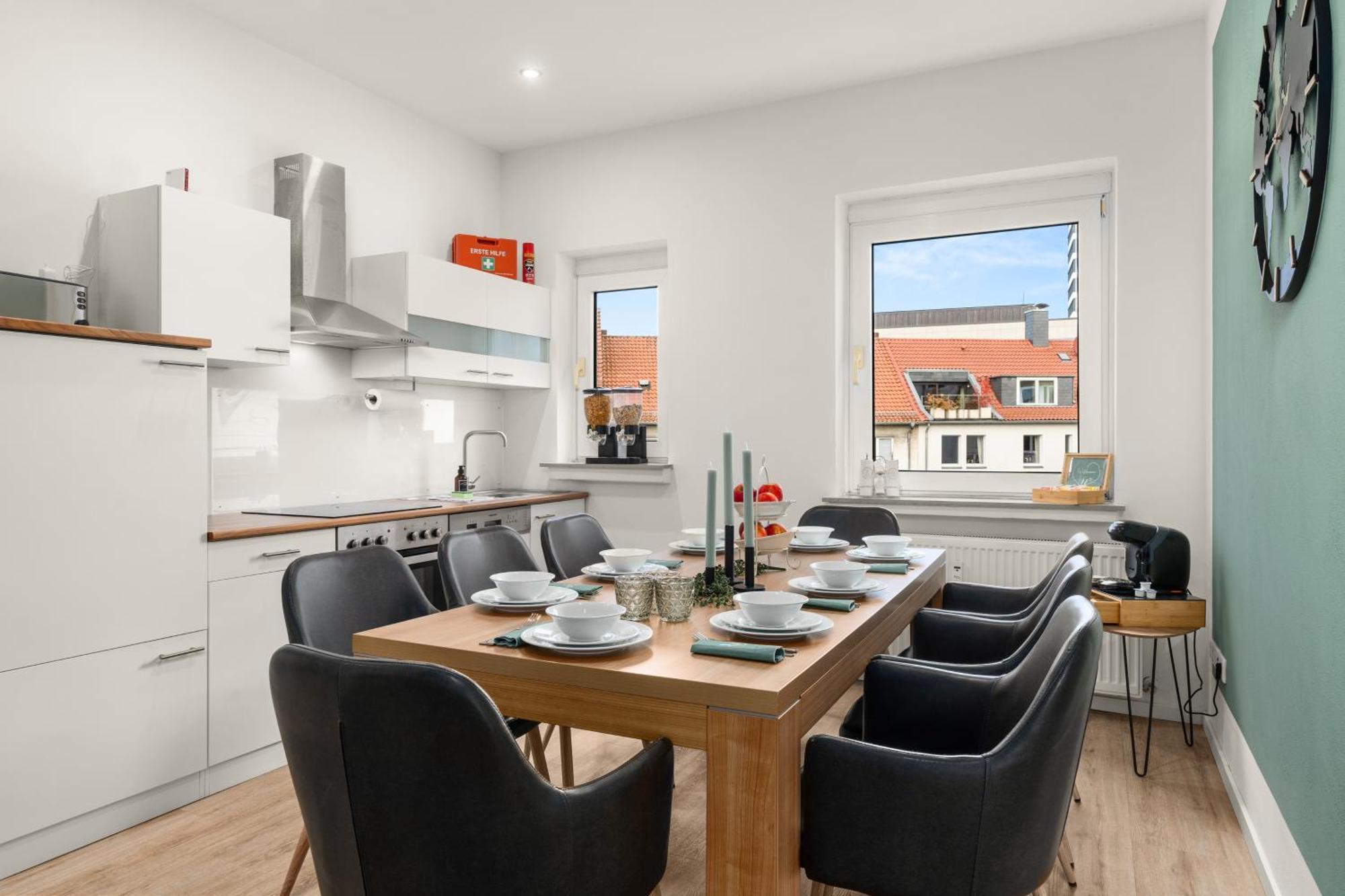 Homely-Apartment Manhattanart, Zentral, Parkplatz, Billard,Ps4, Dart, Balkon Bielefeld Eksteriør bilde