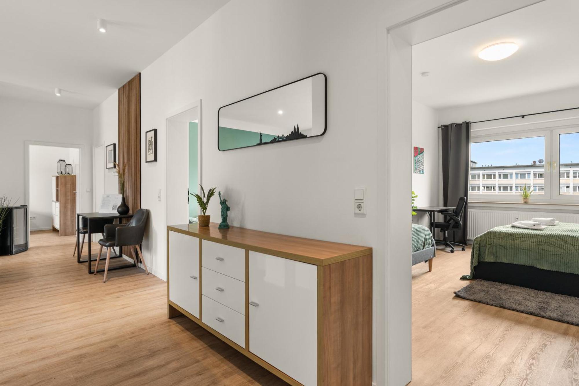 Homely-Apartment Manhattanart, Zentral, Parkplatz, Billard,Ps4, Dart, Balkon Bielefeld Eksteriør bilde