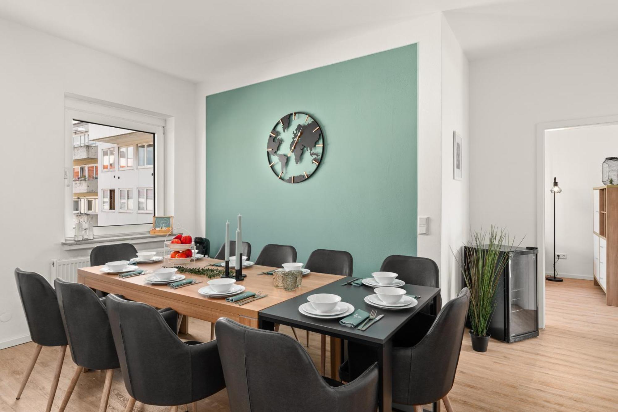 Homely-Apartment Manhattanart, Zentral, Parkplatz, Billard,Ps4, Dart, Balkon Bielefeld Eksteriør bilde